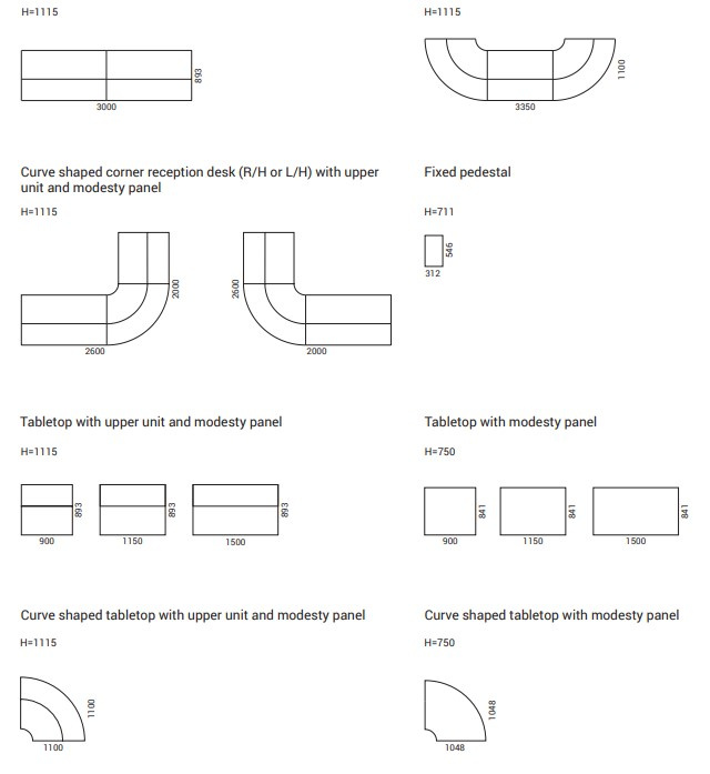 Přehled prvků recepce TERA