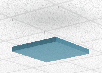 Upevnění lanky ke kazetovému podhledu