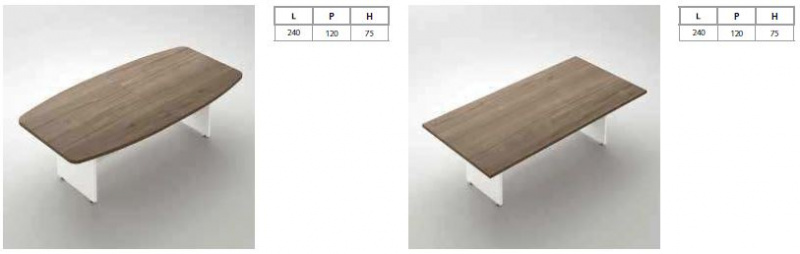 Gemini wood - jednací stoly