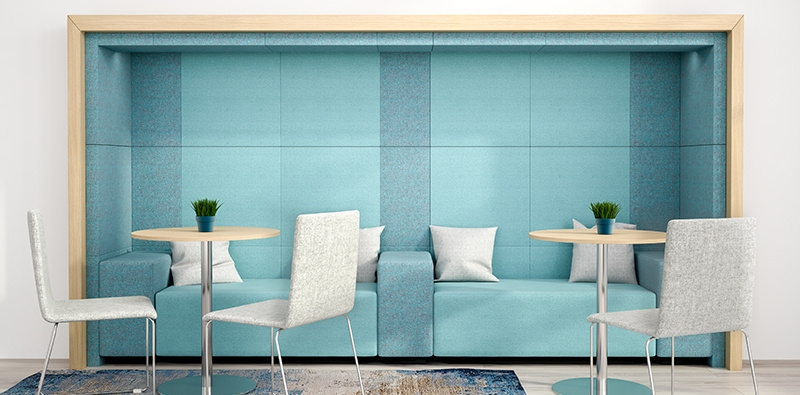 Použití panelů acoustic MOD Light